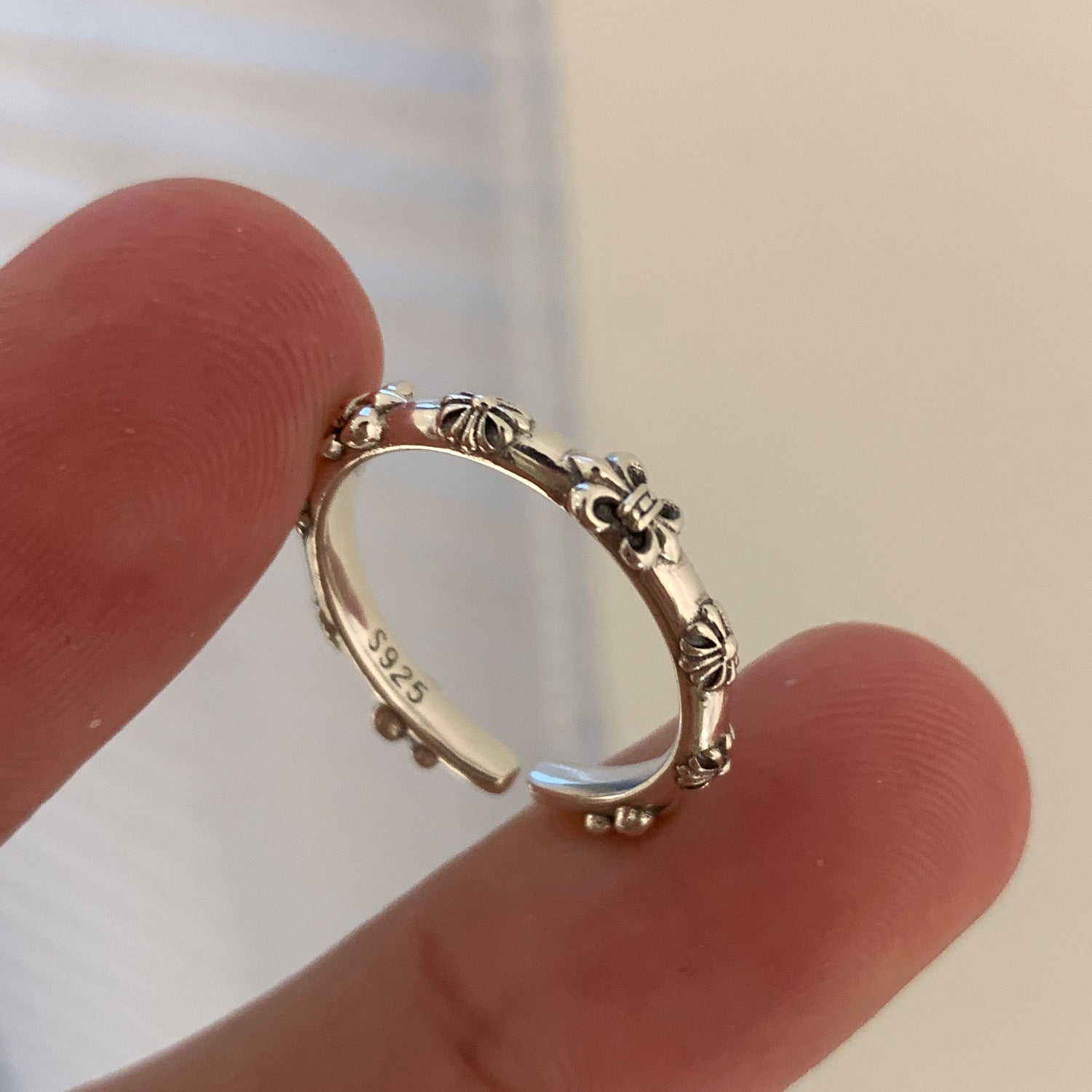 Chrome Hearts Chrome Hearts Iris open ring