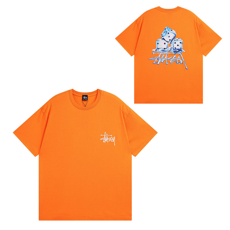 Stussy T Shirts Casual Versatile Loose T Shirts Couple